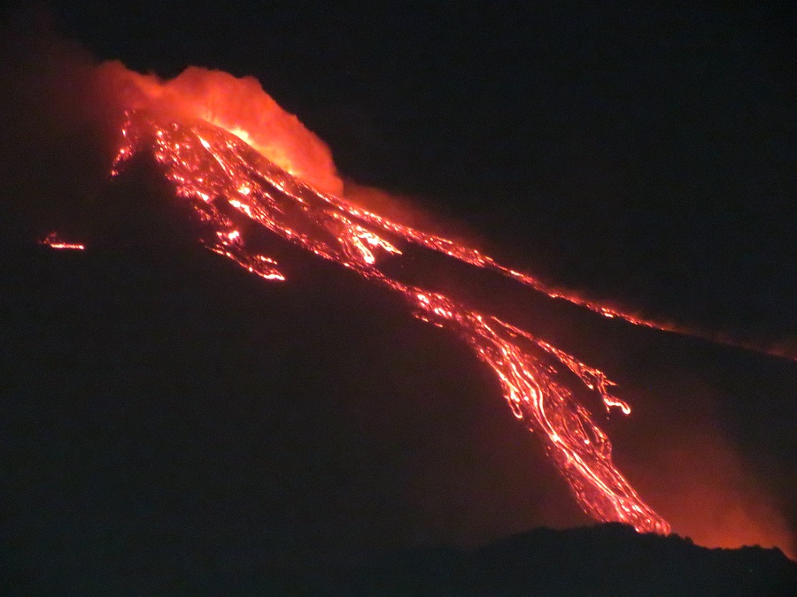 Etna, the long time expected great eruption started